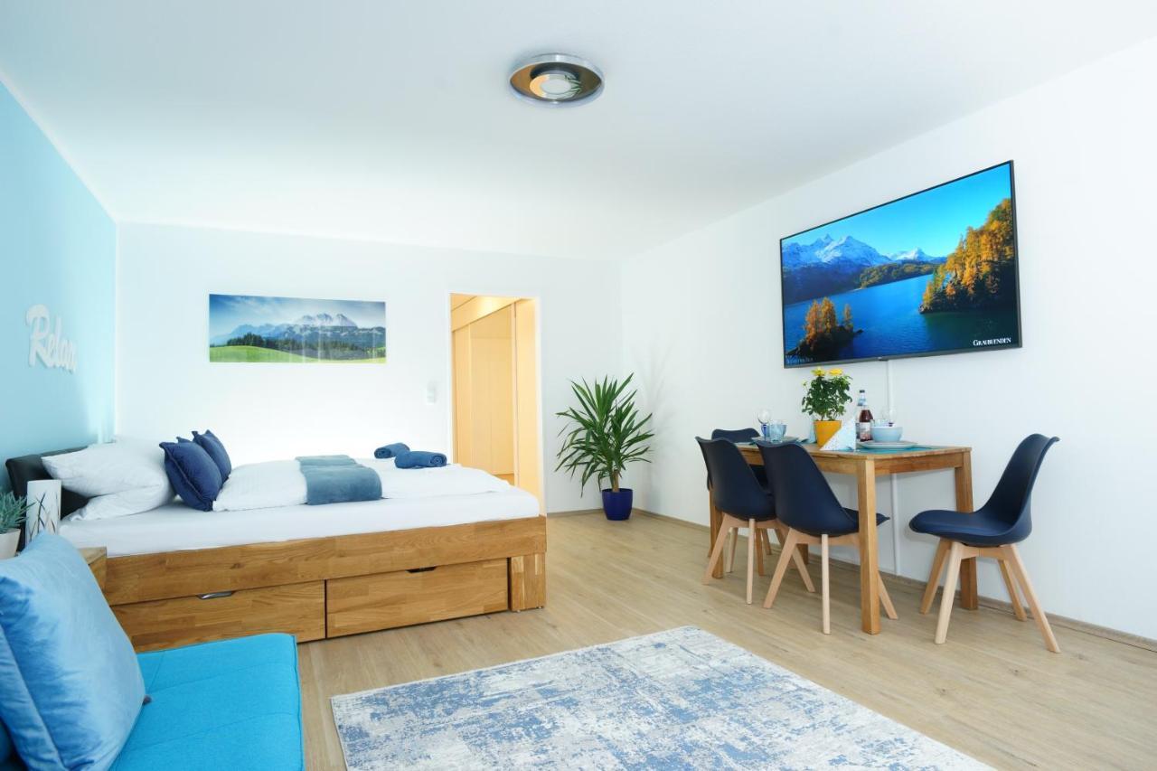 Relax - Blue Mit Pool Und Sauna Scheidegg Exterior foto