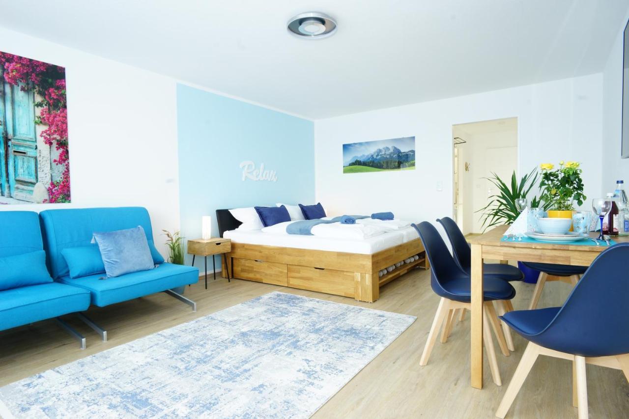 Relax - Blue Mit Pool Und Sauna Scheidegg Exterior foto