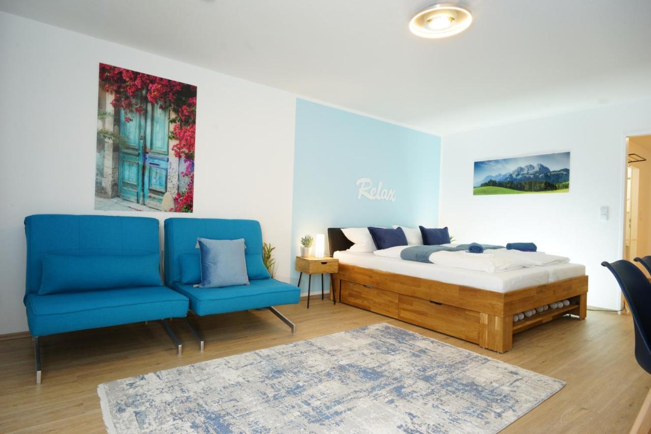 Relax - Blue Mit Pool Und Sauna Scheidegg Exterior foto